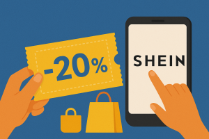 приложение, за да получите КУПОН за отстъпка в SHEIN