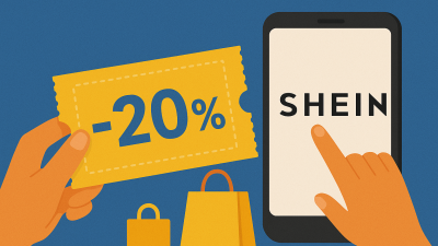 додаток, щоб отримати КУПОН на знижку в SHEIN
