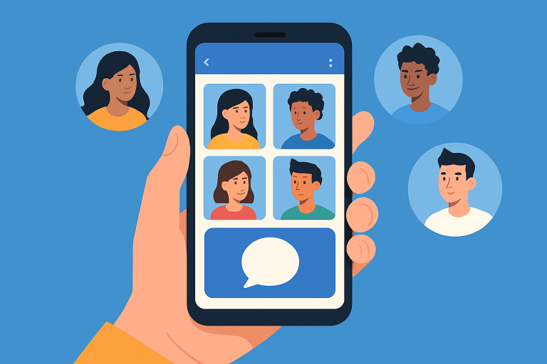 App om nieuwe vrienden te maken